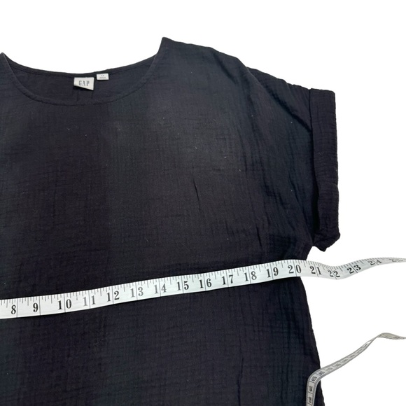 GAP True Black Gauzy Tee Short Sleeve Round Neck Size S - Picture 11 of 11